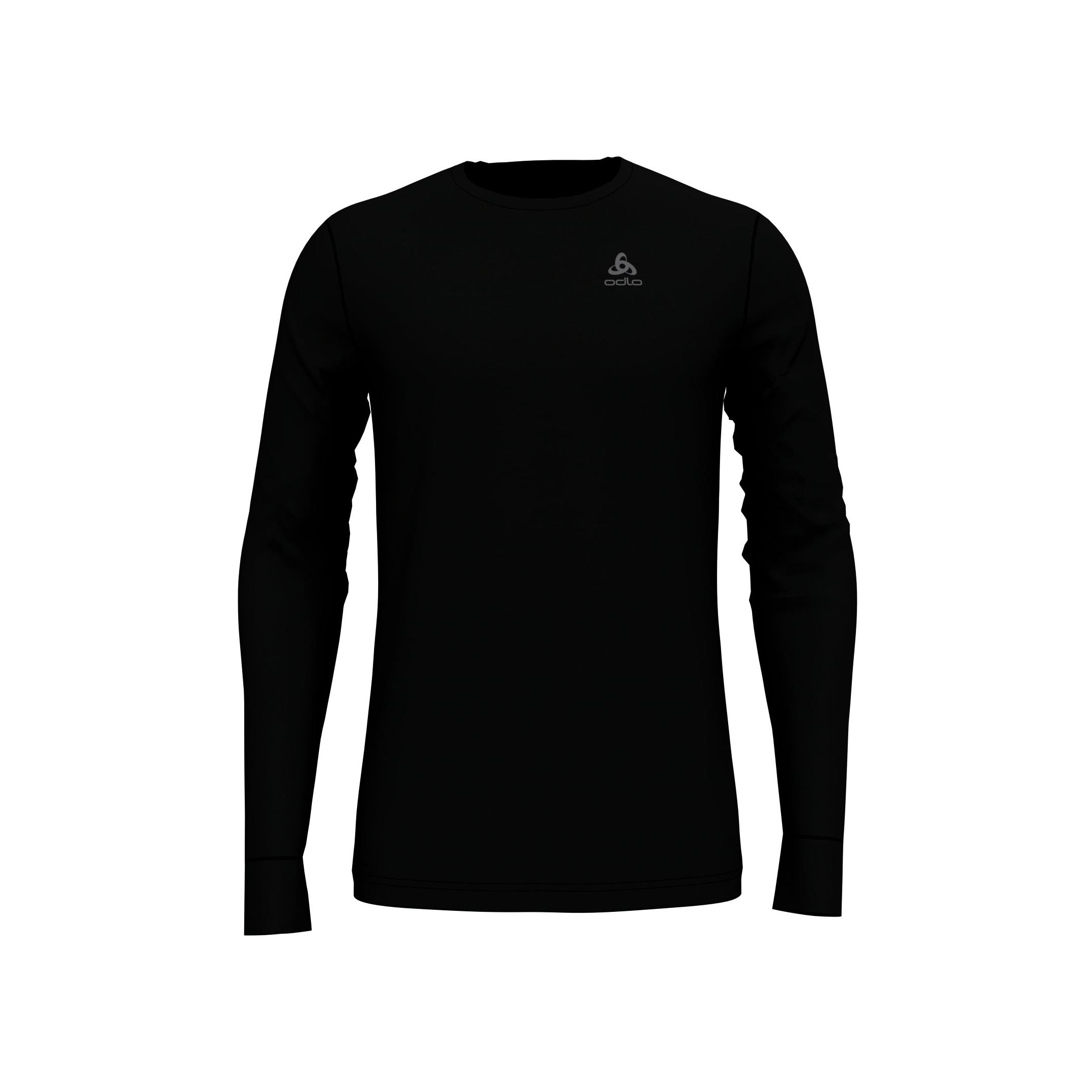 Odlo T-Shirt Manches Longues Natural 100% Merino Noir S 