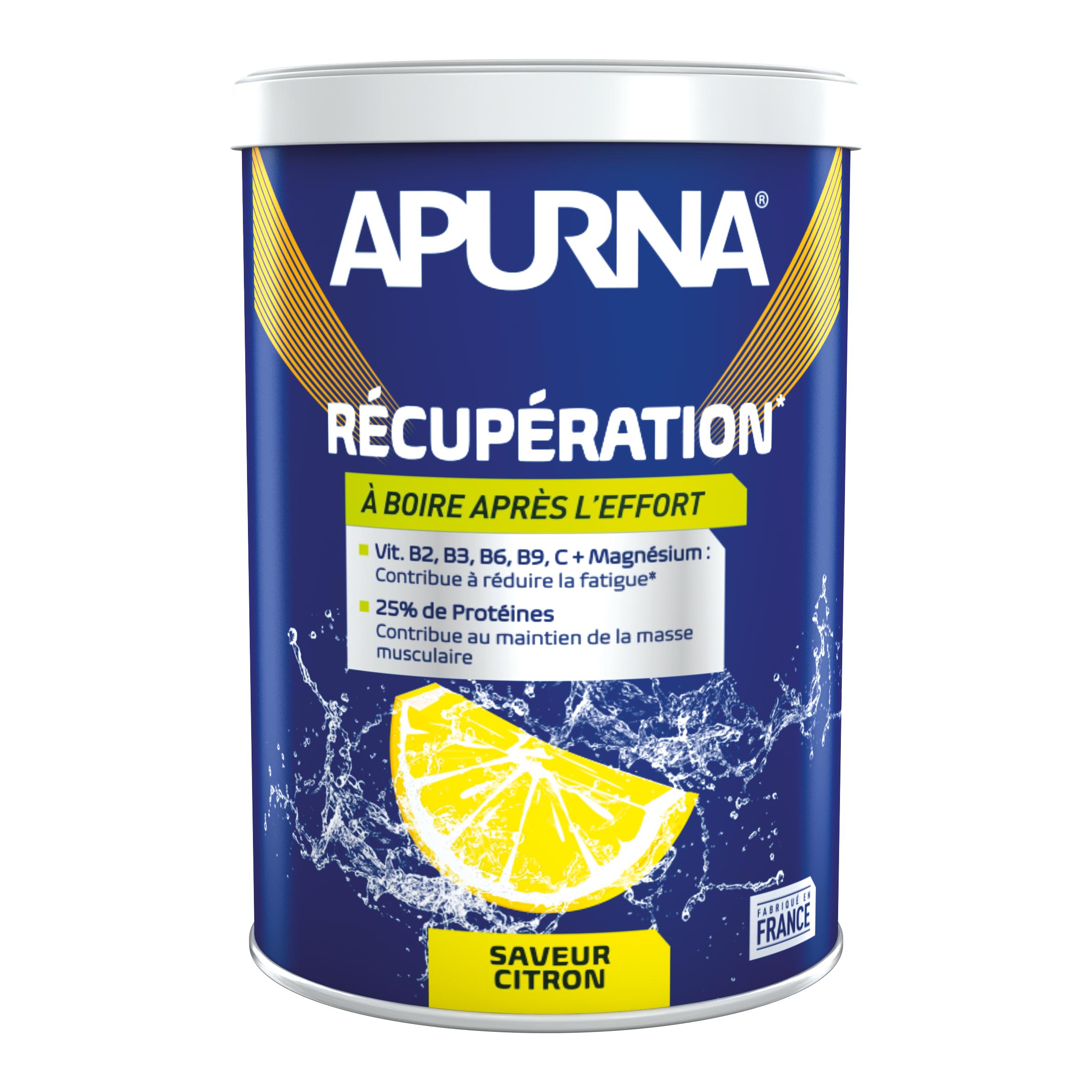 Apurna Boisson de récupération Citron - Pot 400 g 