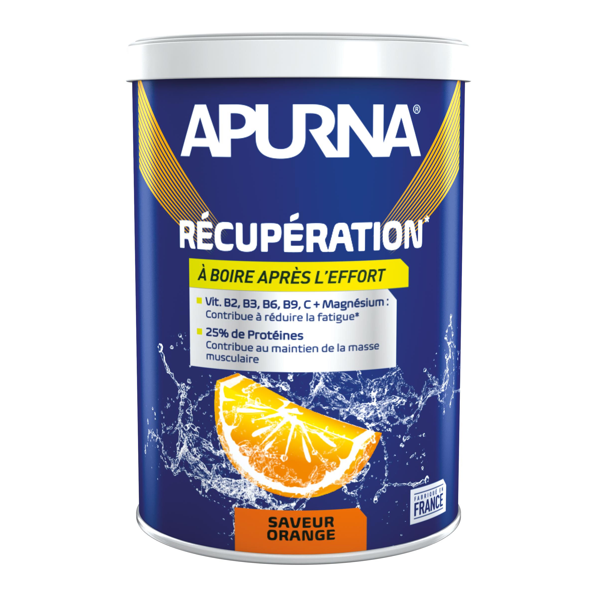 Apurna Boisson de récupération Orange - Pot 400 g 