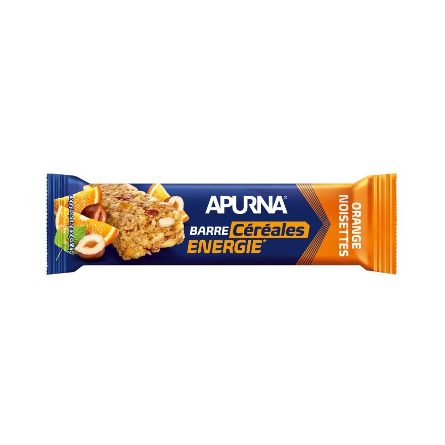 Apurna Barre Energie Croustillante Orange-Noisettes - 35g