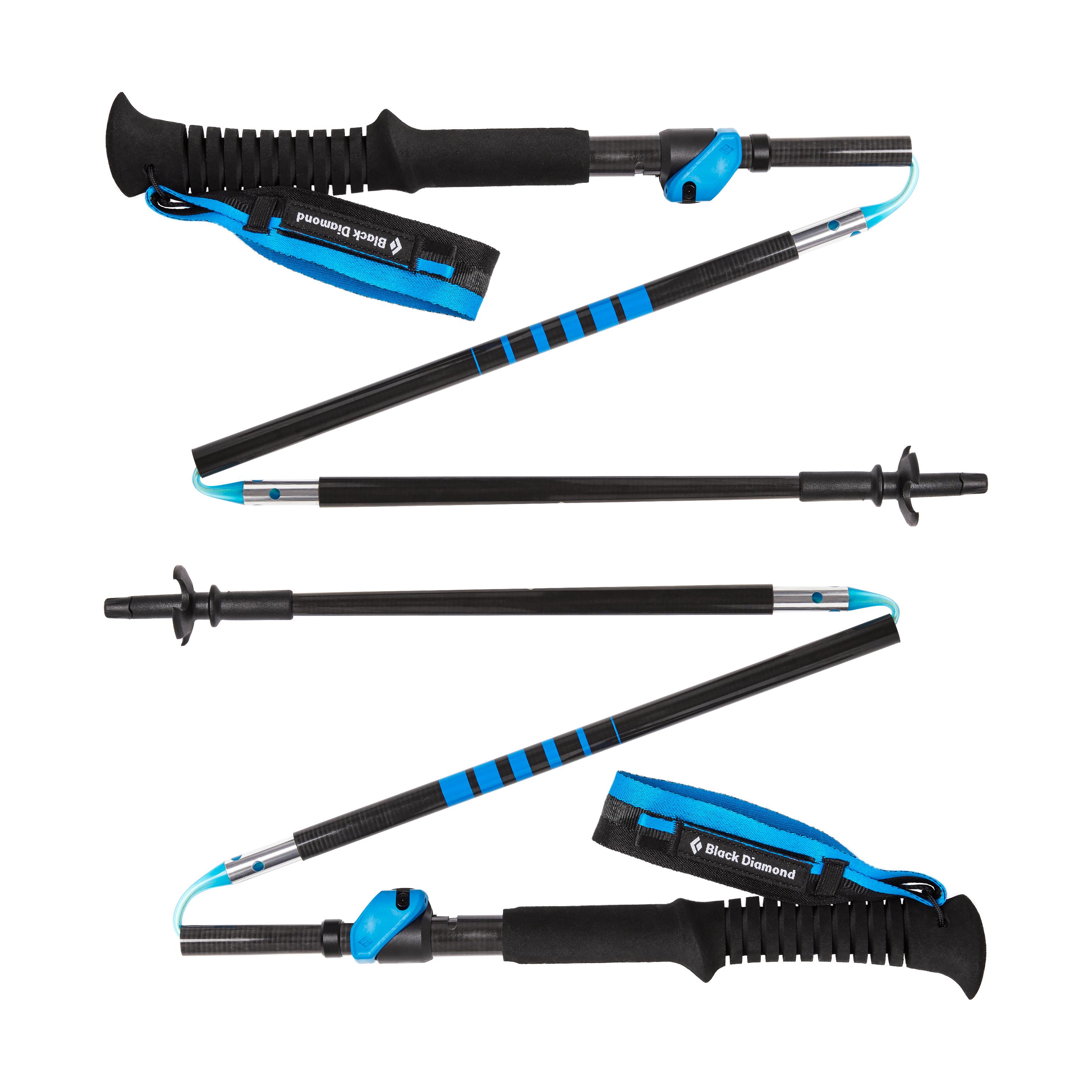 Black Diamond Distance Carbon Full Zip Z-Poles Bleu marine 