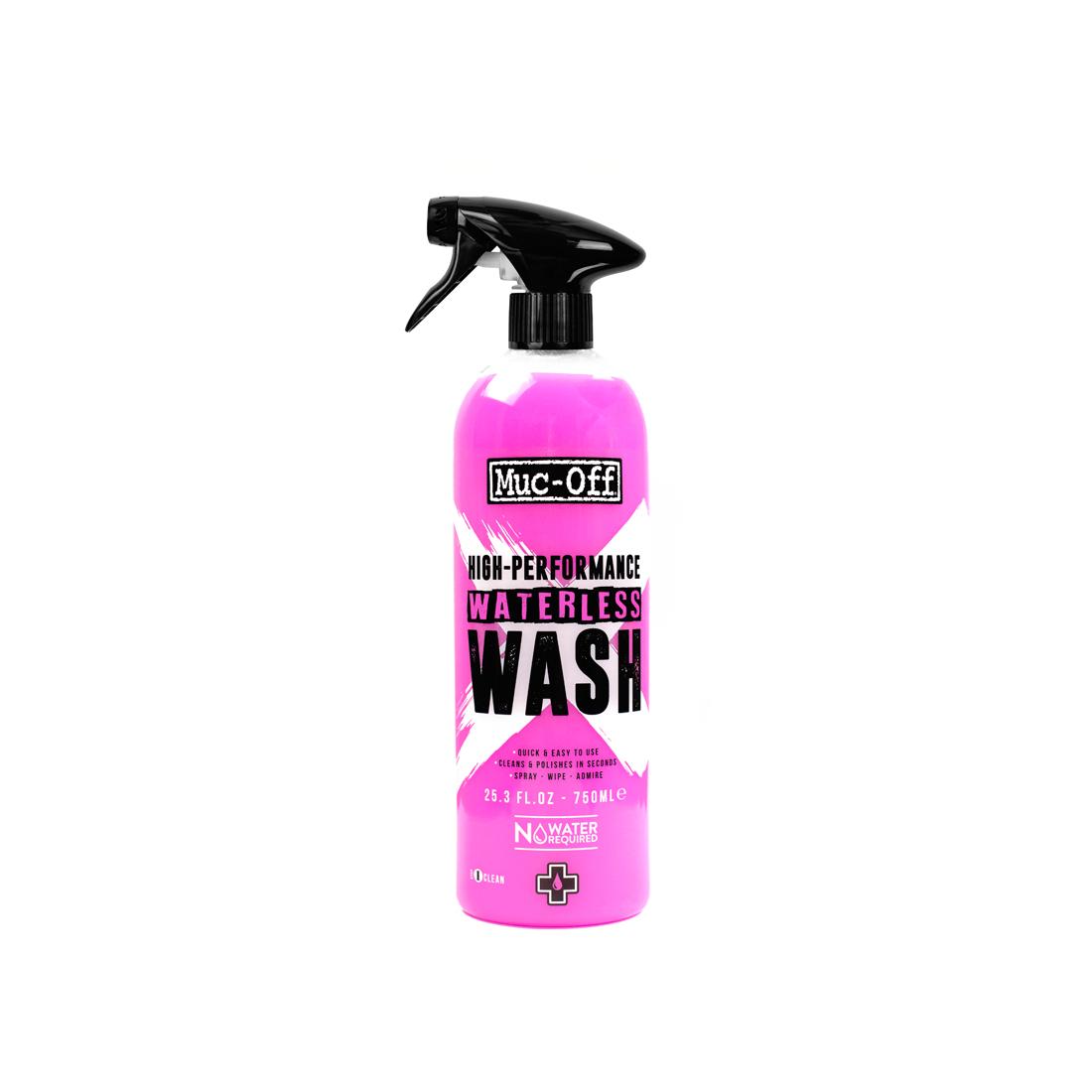 Muc-Off Nettoyant à sec WATERLESS WASH 750ml Rose 