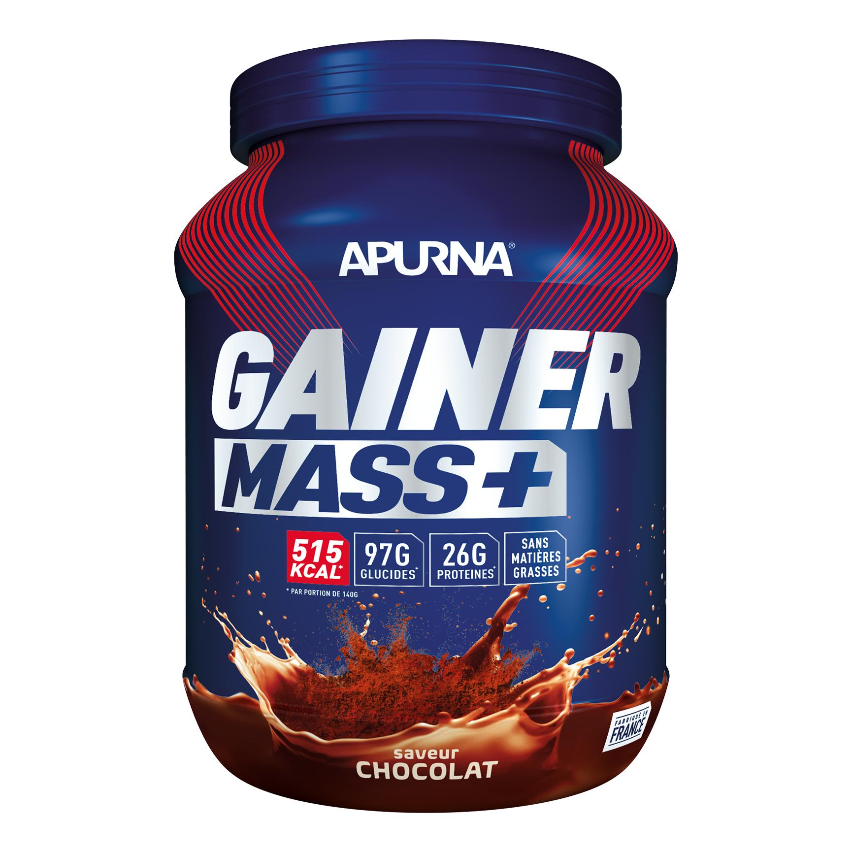Apurna Gainer Mass Plus - Chocolat - Pot 1.1 Kg 
