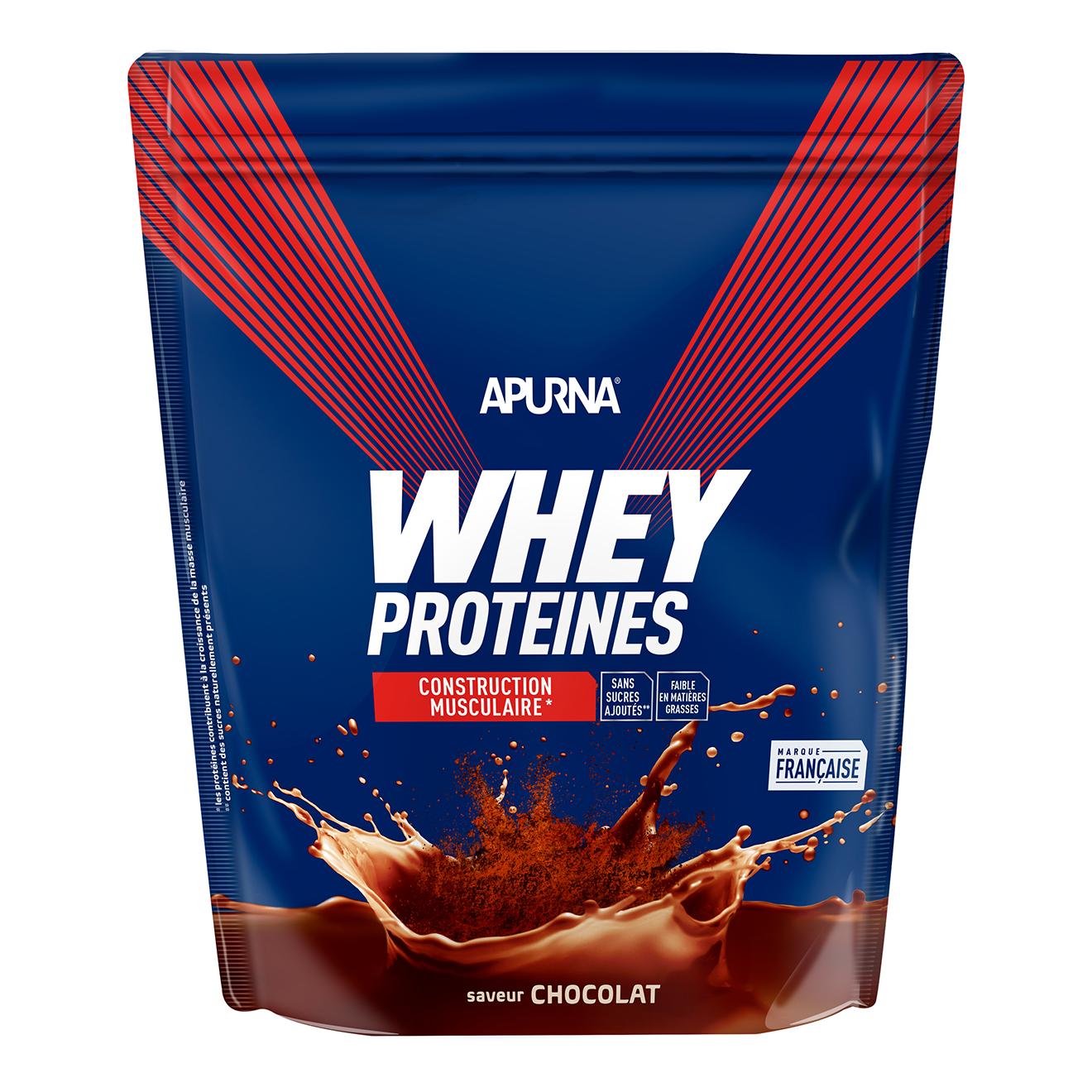 Apurna Whey protéines Chocolat - Doypack 720 g 