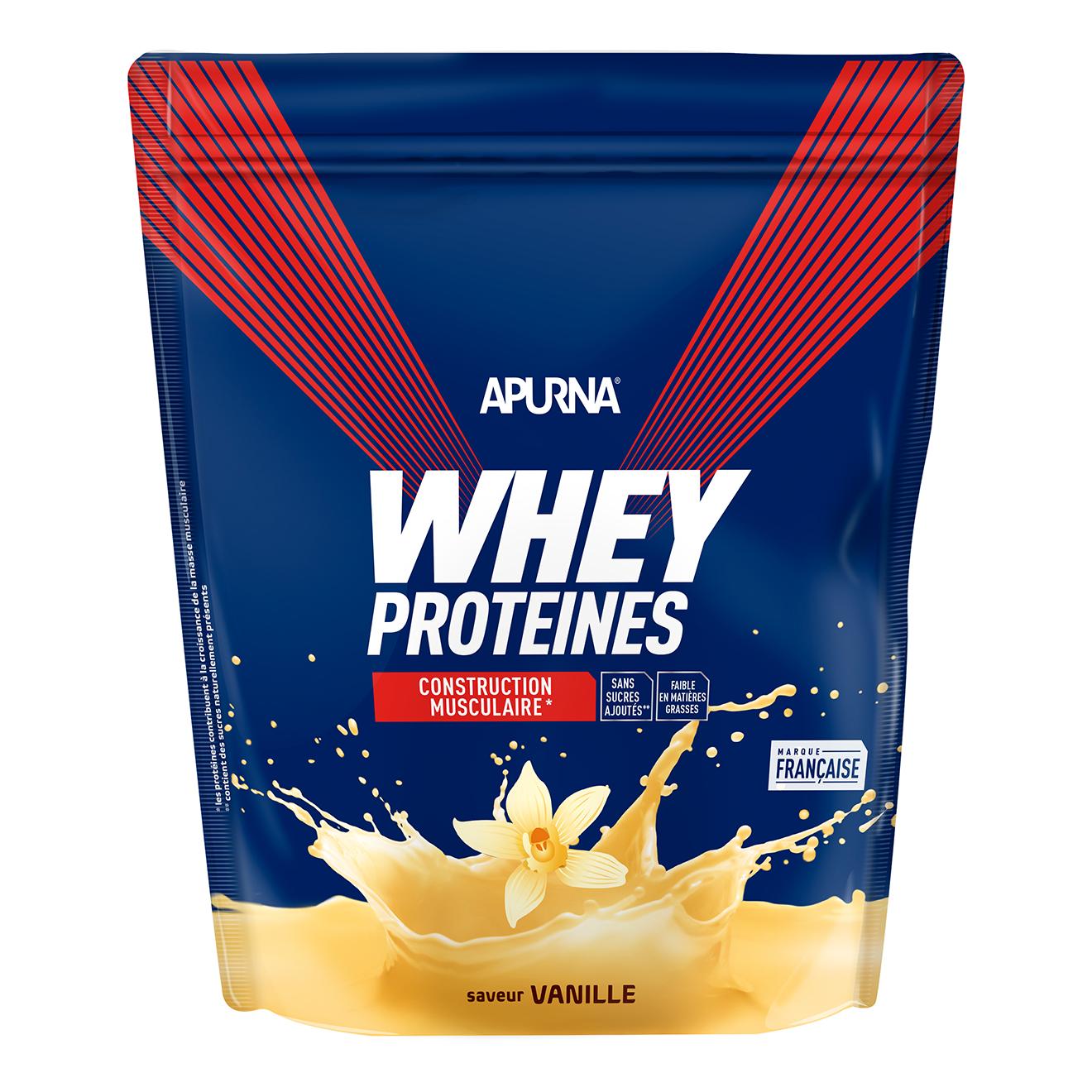 Apurna Whey protéines Vanille - Doypack 720 g 