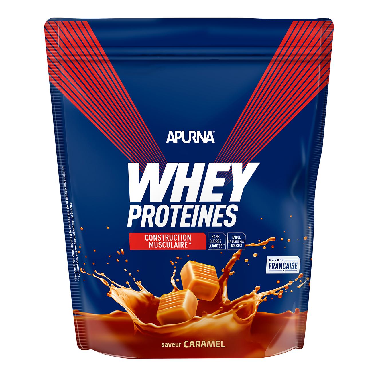 Apurna Whey protéines Caramel - Doypack 720 g 