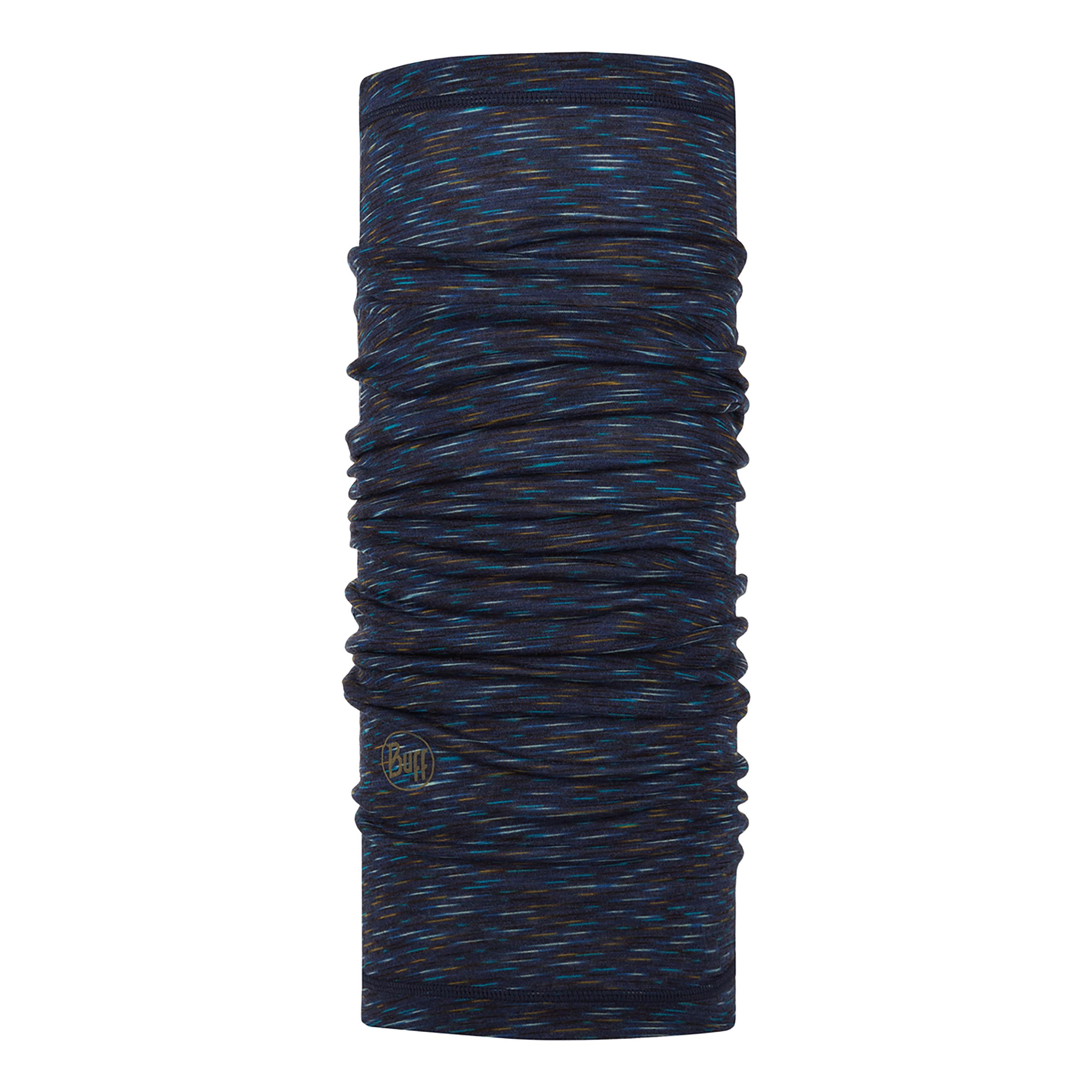 BUFF Lightweight Merino Wool Denim Multi Stripes Bleu denim 