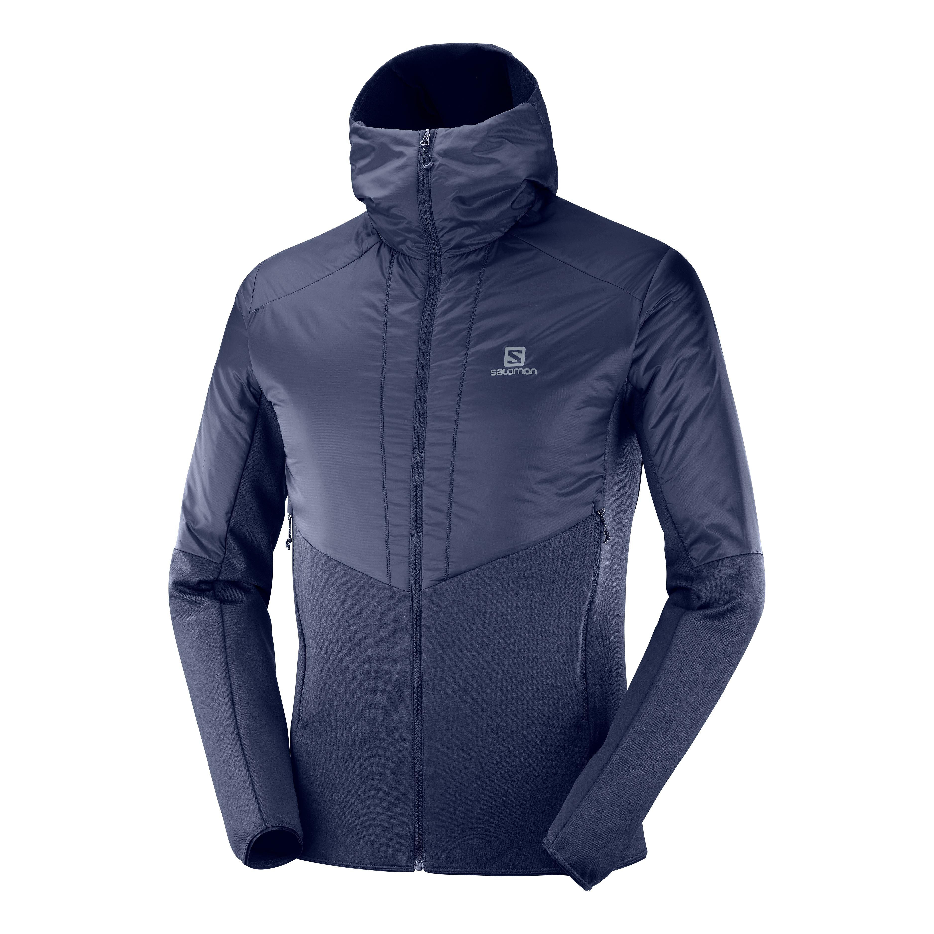 Salomon Veste Outline Warm Bleu foncé XL 