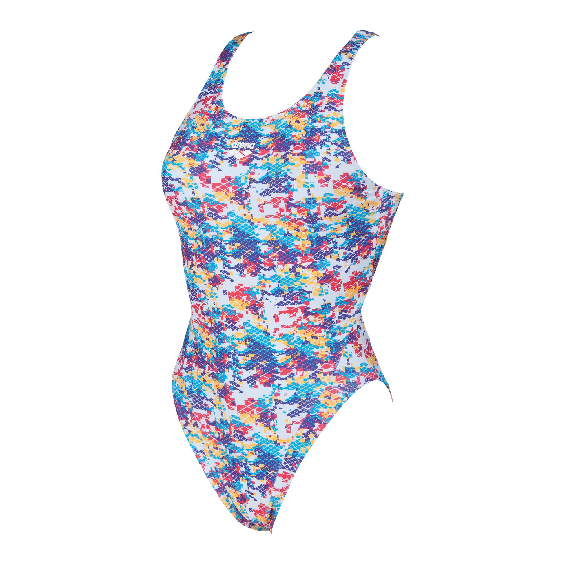 Arena Camouflage Tech Back One Piece Bleu 34 