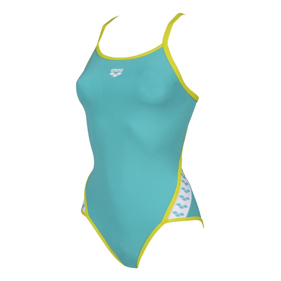Arena Team Stripe Super Fly Back One Piece Bleu ciel 36 