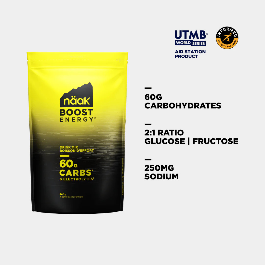 Naak Jaune Mã©Lange Pour Boisson Boost Energy Neutre 64G Yellow
