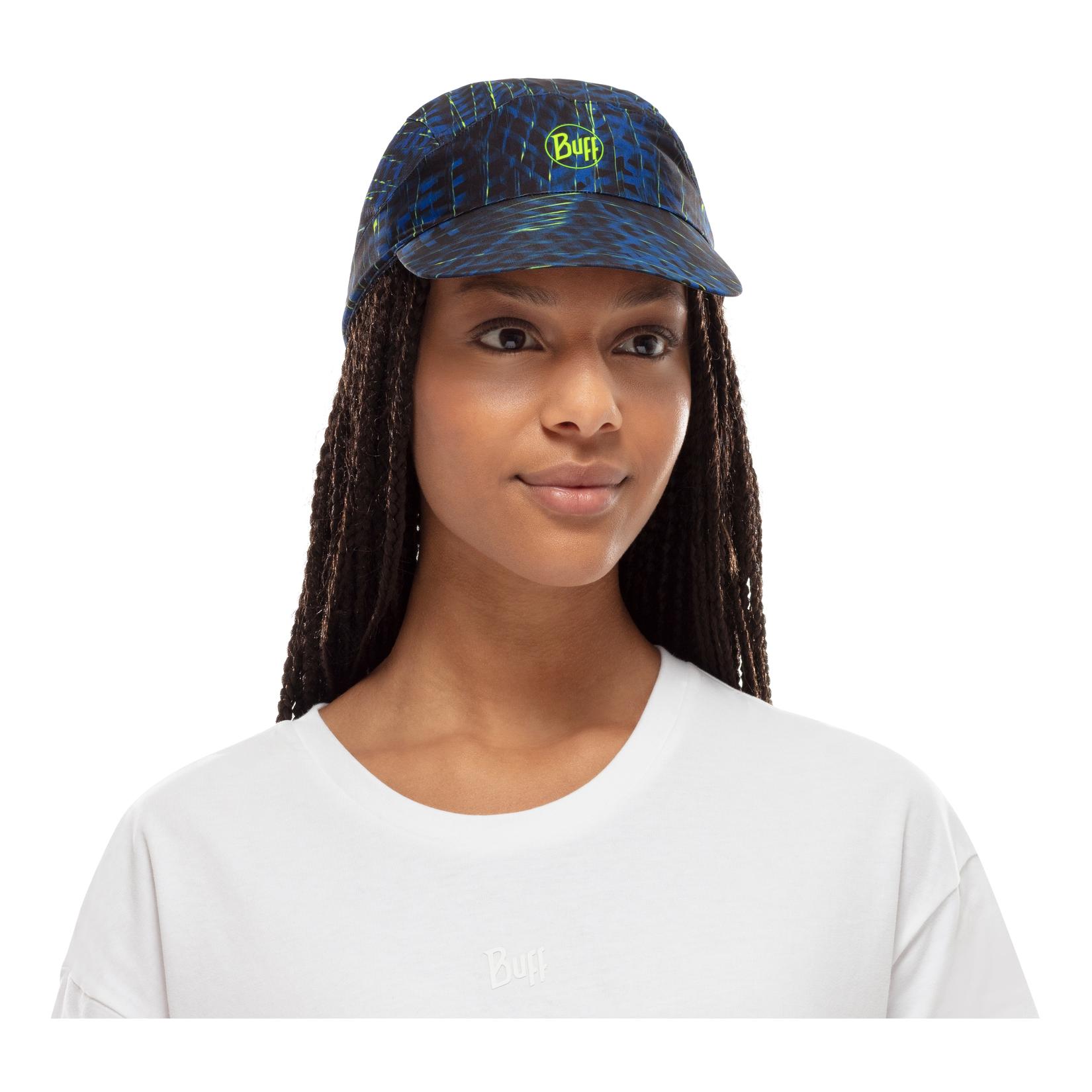 BUFF Pack Run Cap Patterned Bleu denim S/M
