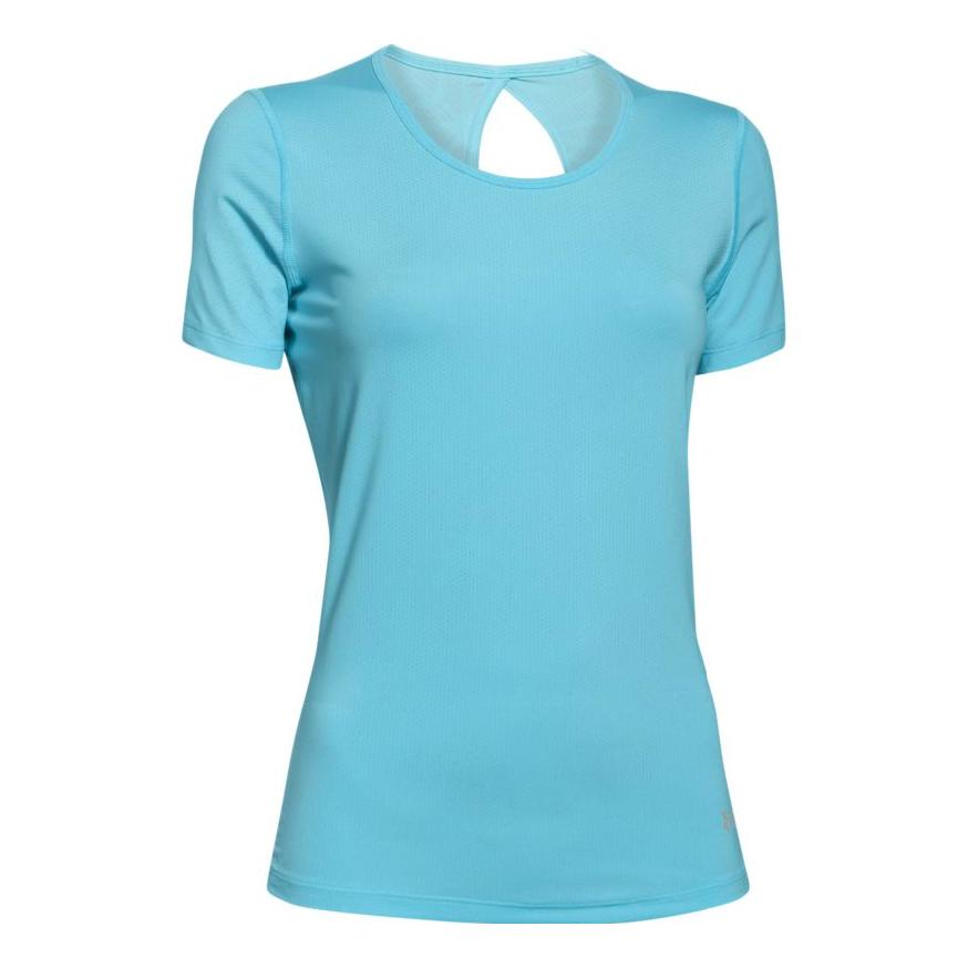 Under Armour Ua Heat Gear Coolswitch Short Sleeve Bleu ciel XS 