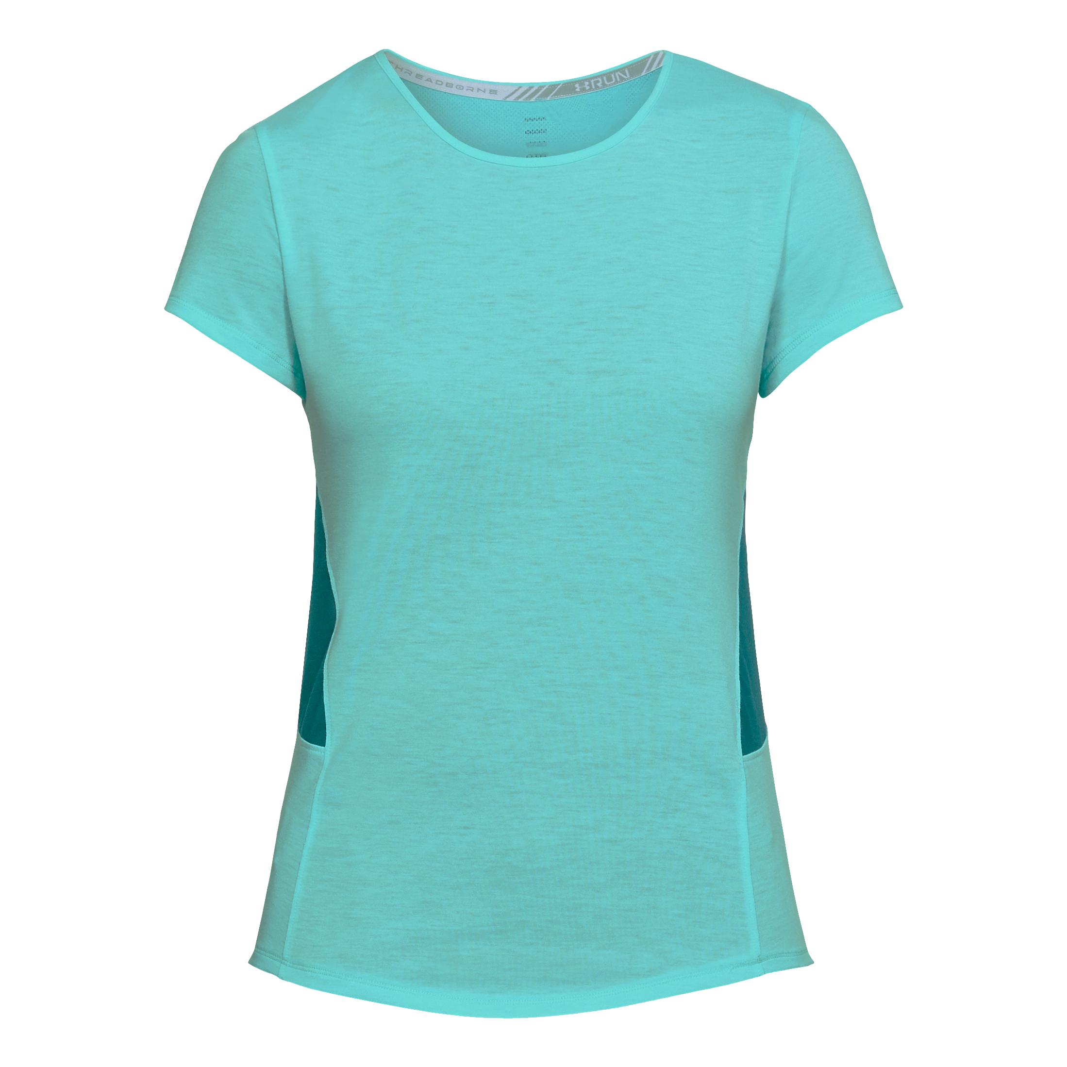 Under Armour Threadborne Swyft Short Sleeves Turquoise S 