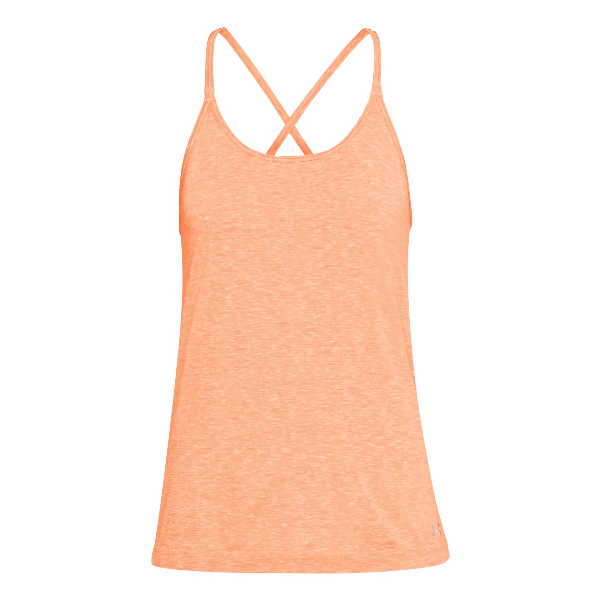Under Armour Threadborne Seamless Spacedye Strapytank Orange S 