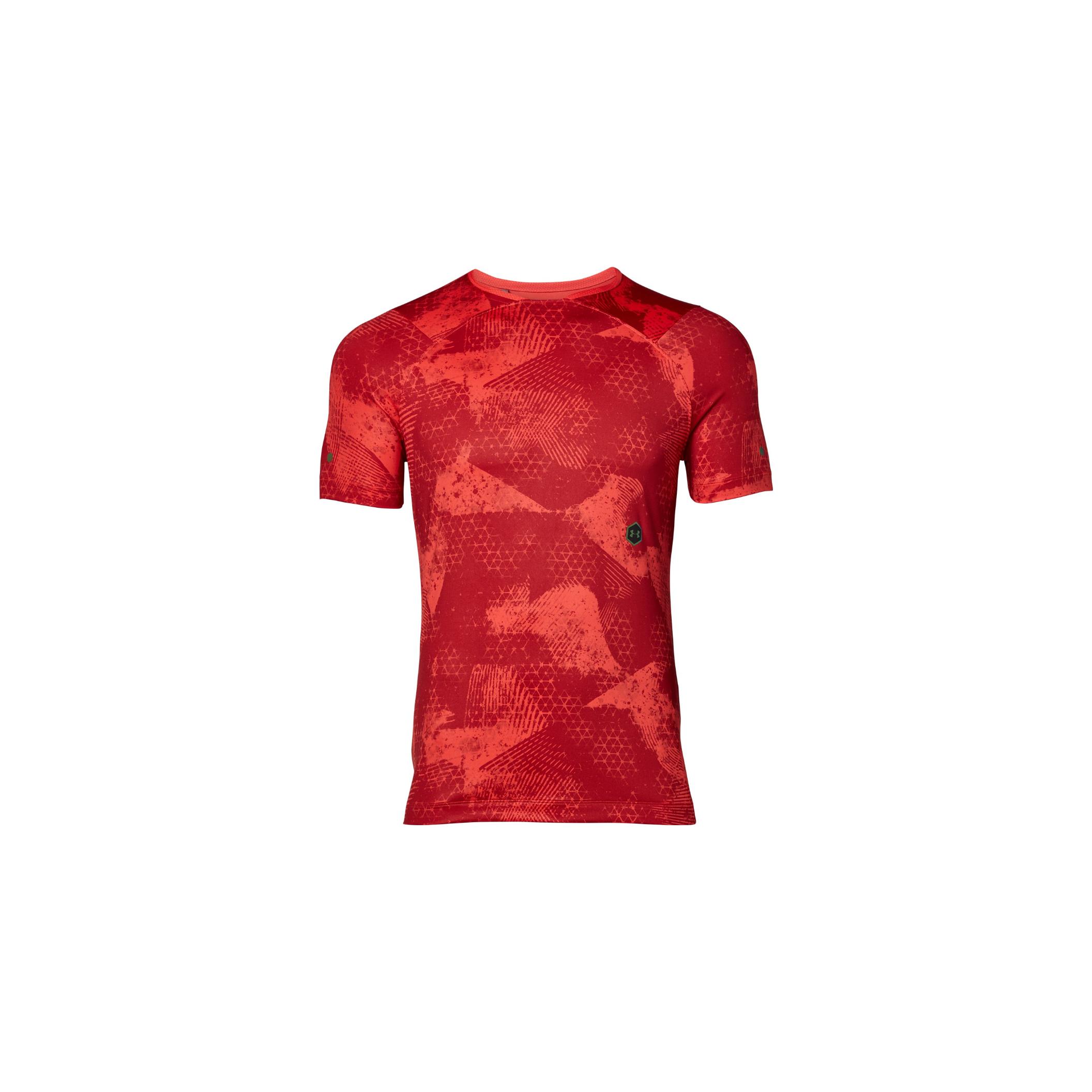 Under Armour Rush Short Sleeve Rouge L 