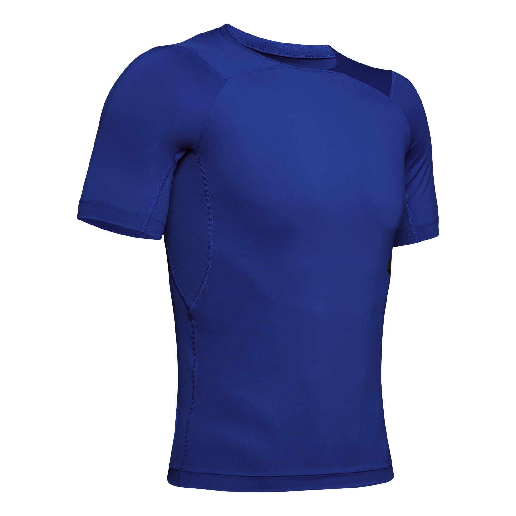 Under Armour Rush Compression Short Sleeve Bleu XS 