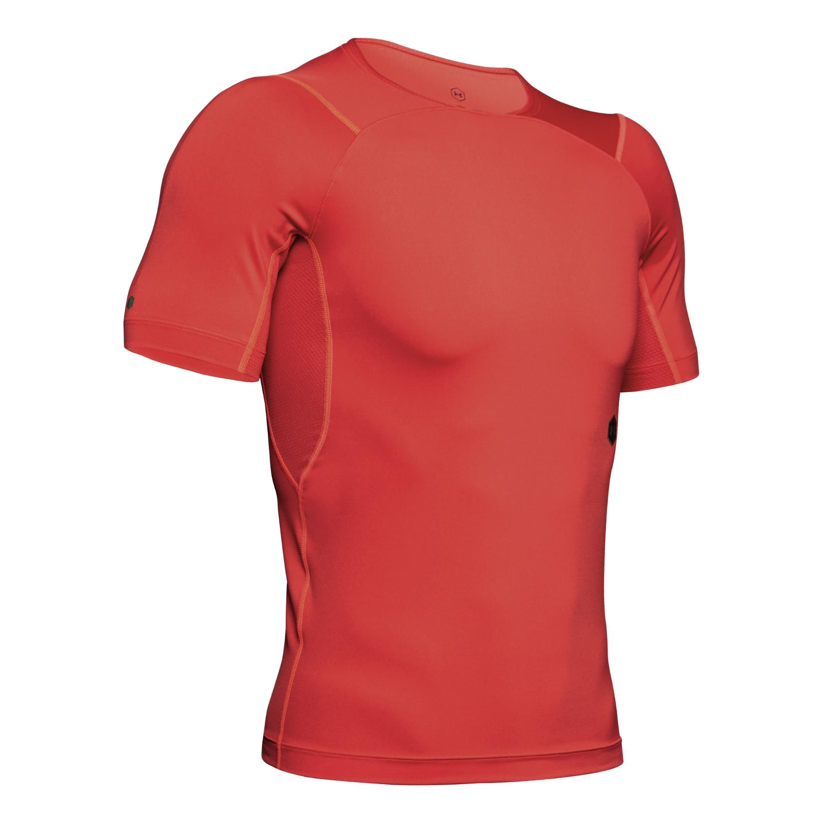 Under Armour Rush Compression Short Sleeve Rouge S 