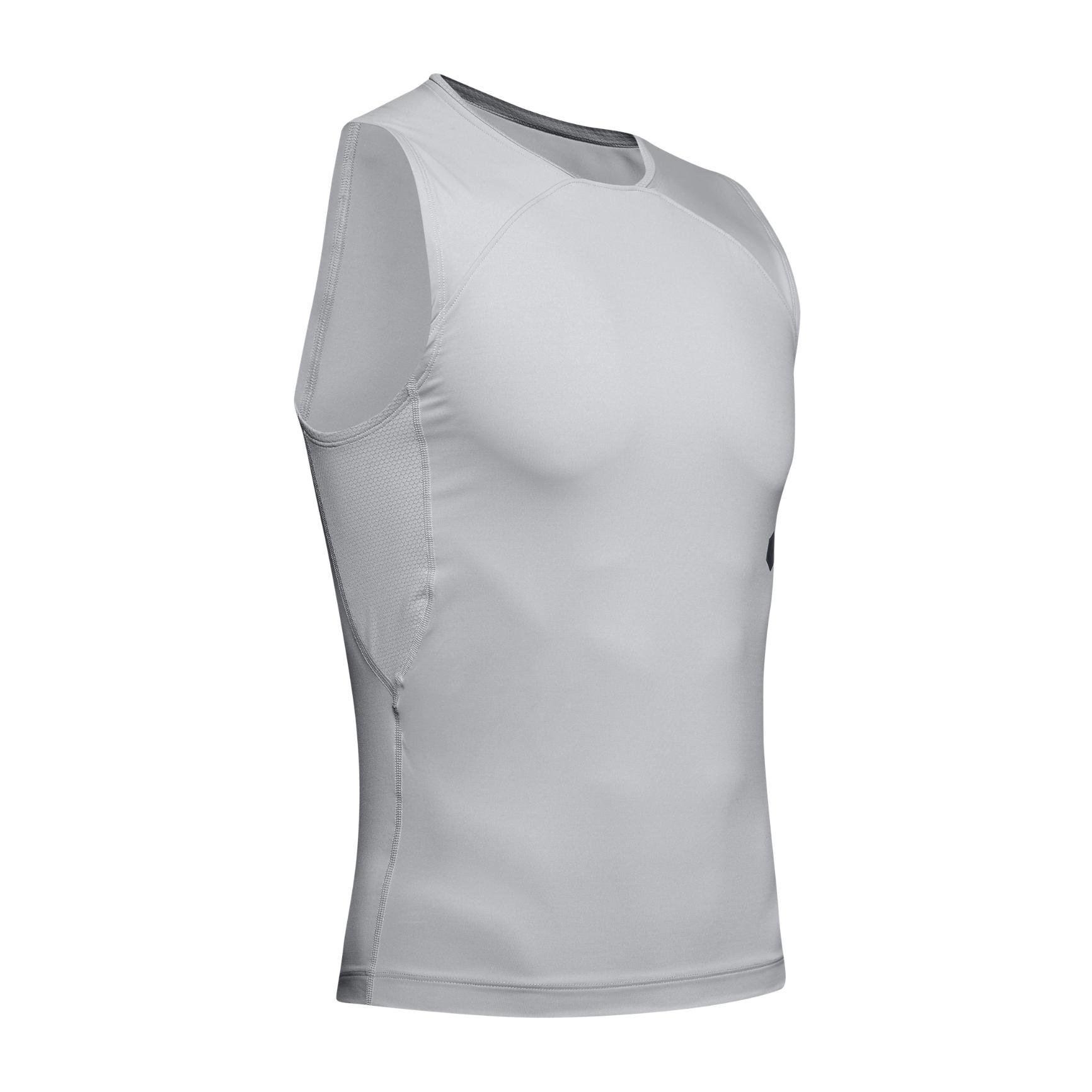 Under Armour Rush Compression Sleeveless Blanc S 
