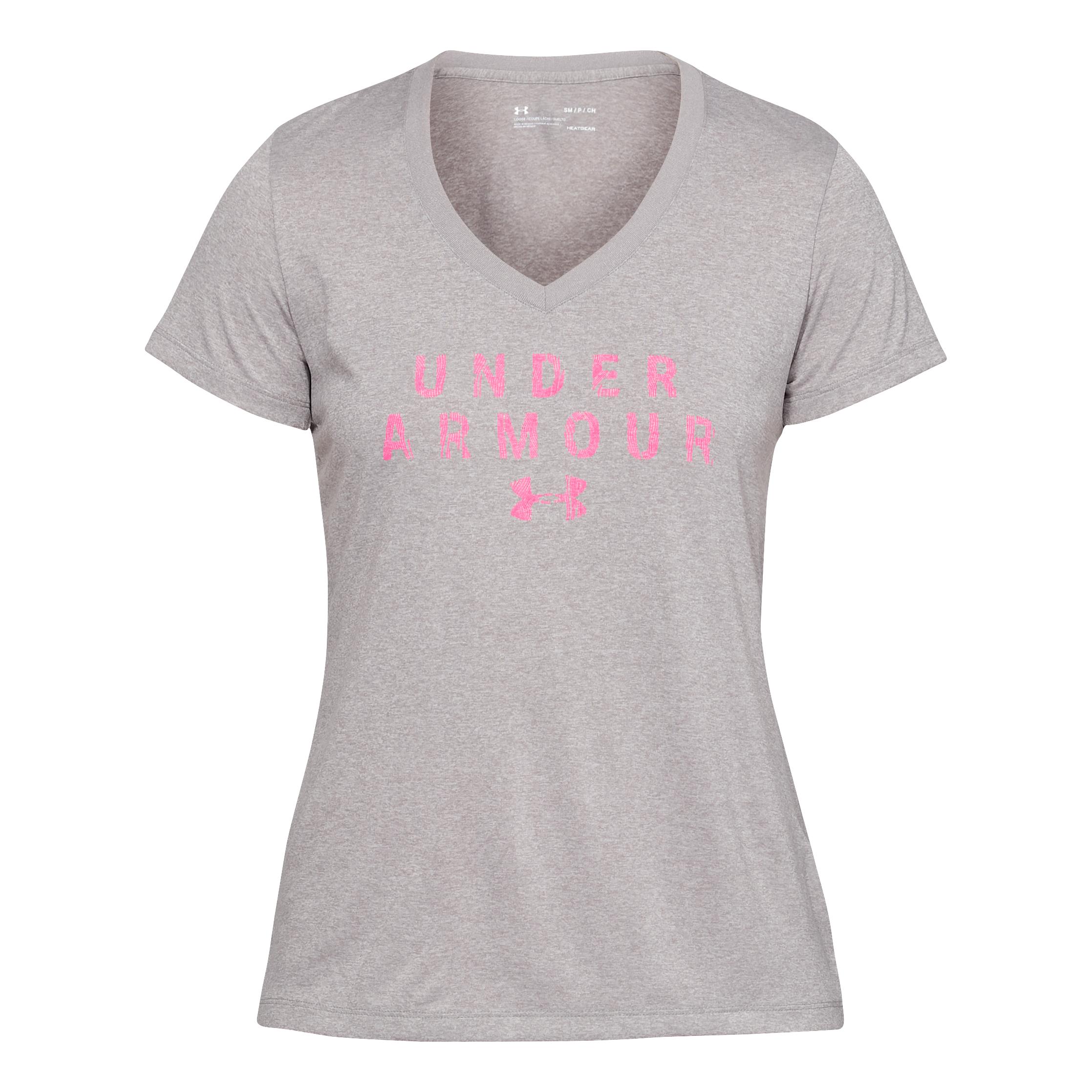 Under Armour Tech Short Sleeve Graphic Gris clair XS 