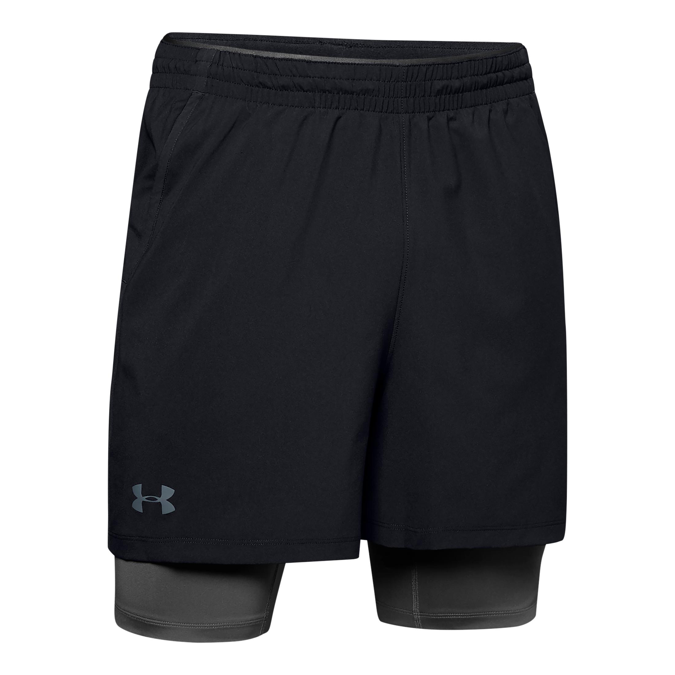 Under Armour Qualifier 2In1 Short Noir S