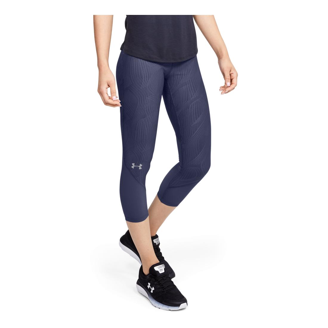 Under Armour Fly Fast Jacquard Crop Violet S 