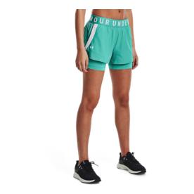 Under Armour Play Up 2-In-1 Shorts Turquoise XS 