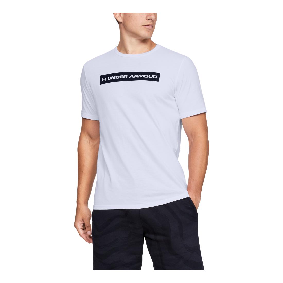 Under Armour Perf. Origin Bar Short Sleeve Blanc S 