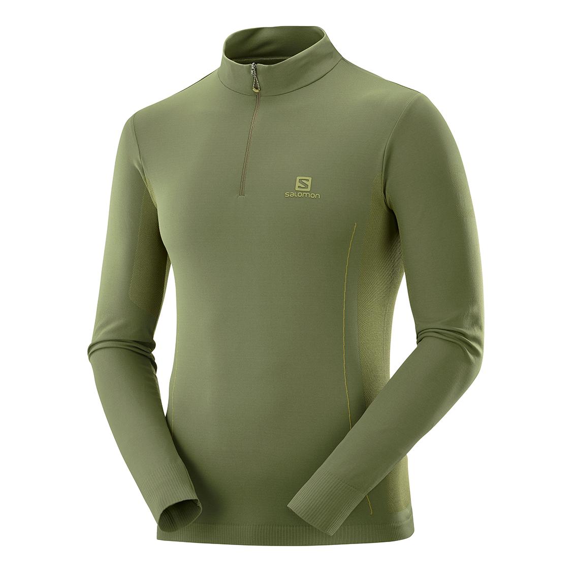 Salomon Explore Seamless Half Zip Vert XL 