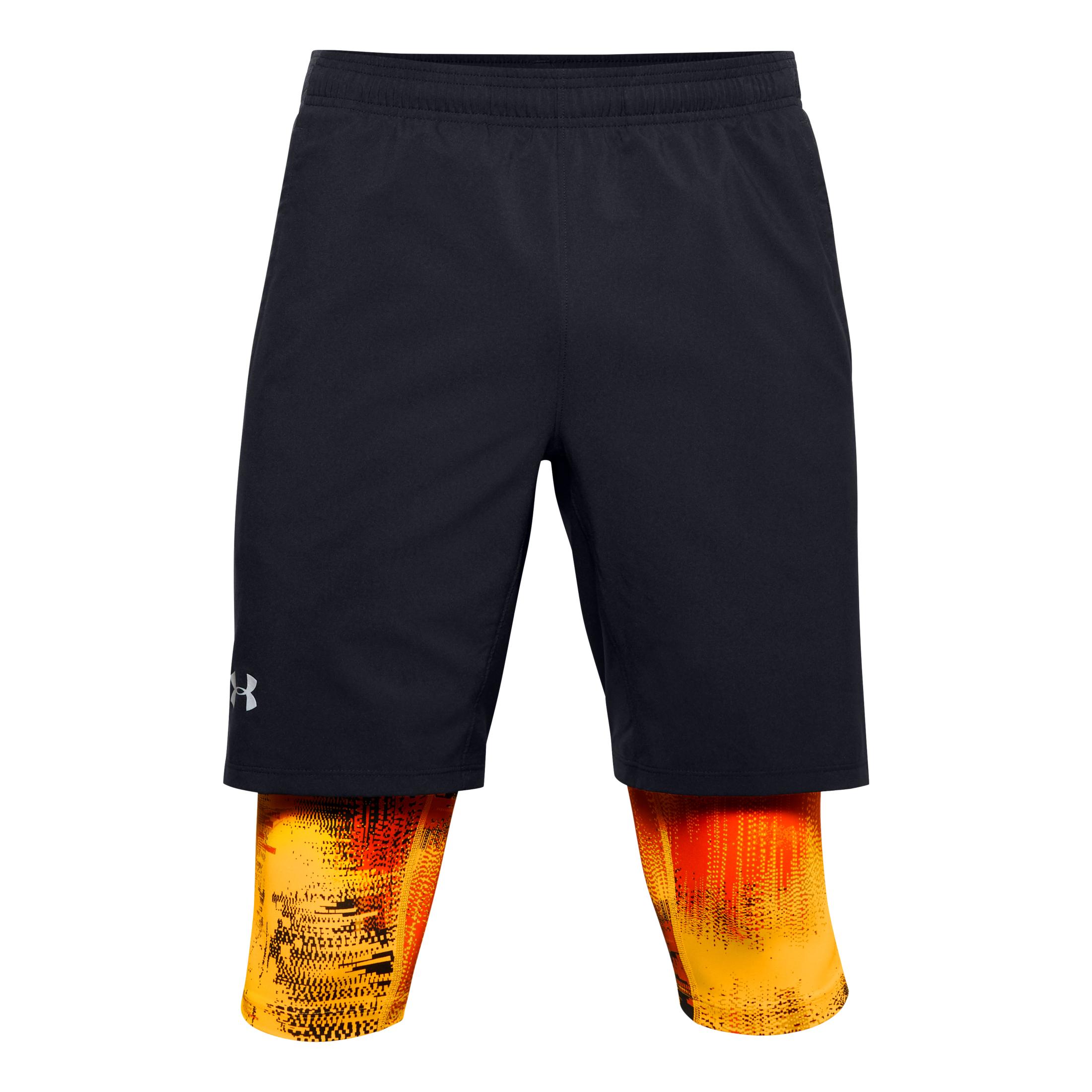 Under Armour Launch Sw Long 2in1 Printed Short Noir S 