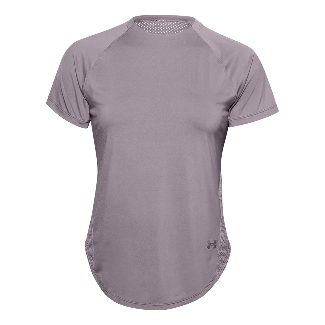 Under Armour Armour Sport Hi-Lo Short Sleeves Mauve XS 