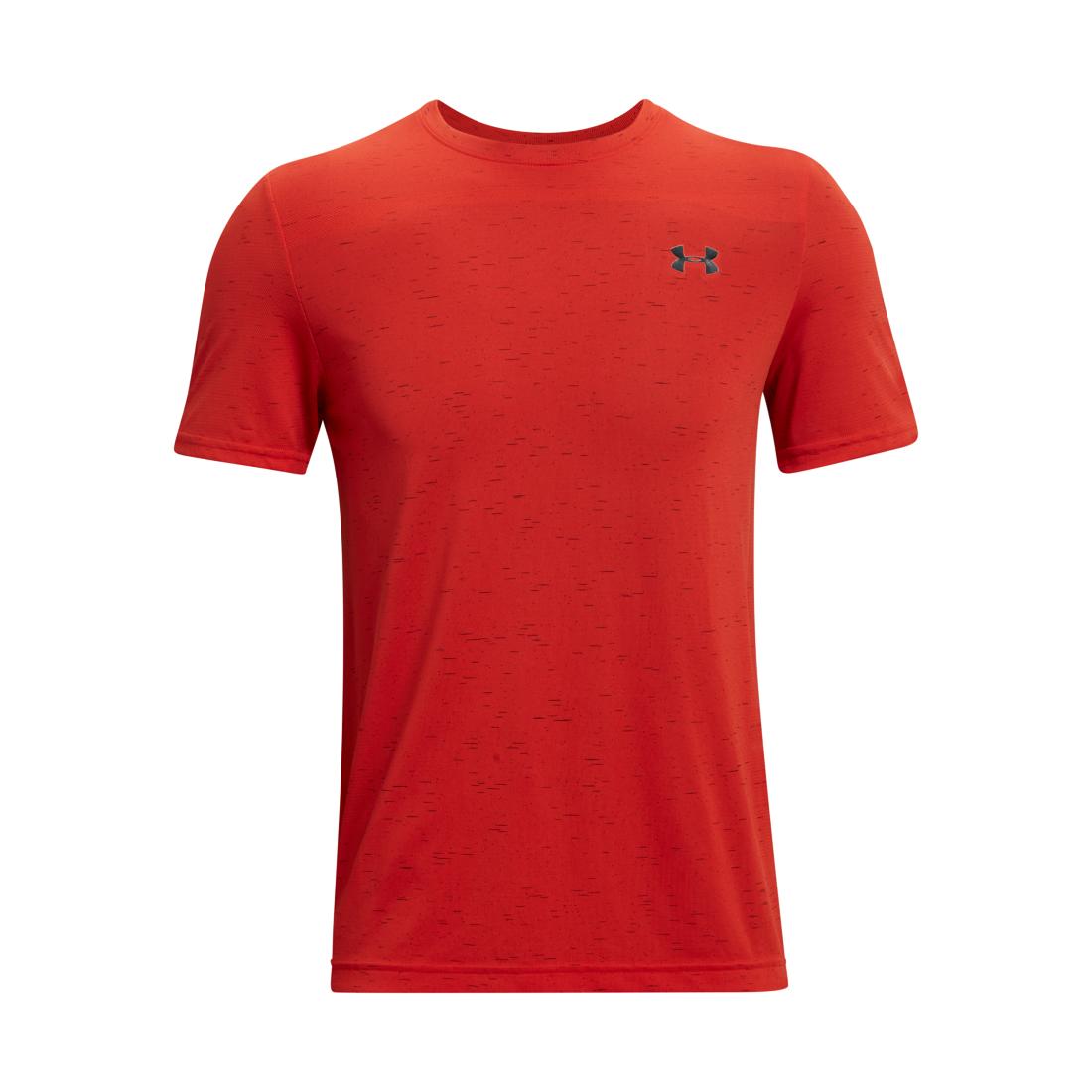Under Armour Seamless Short Sleeve Rouge L 