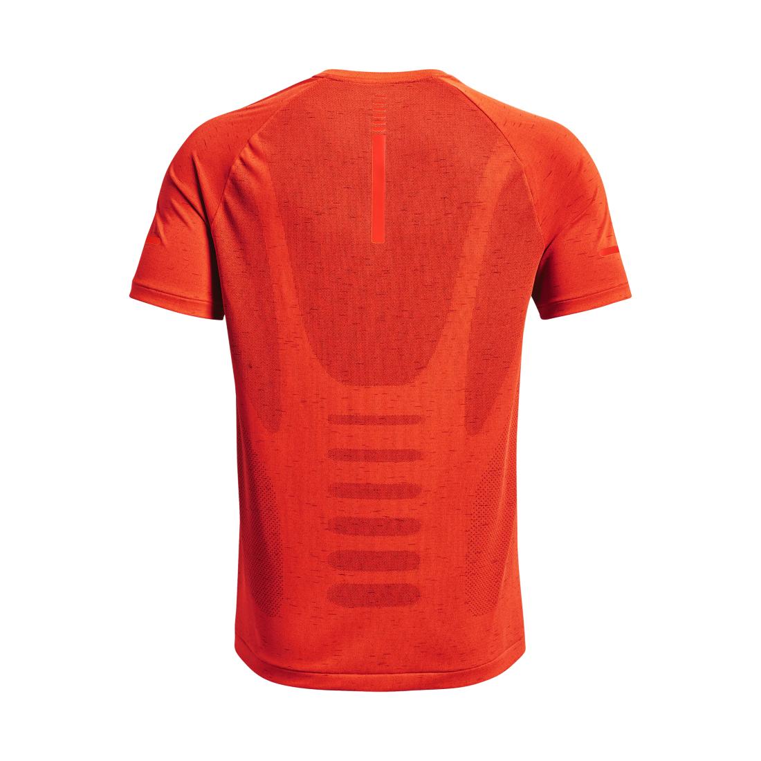 Under Armour Seamless Run Short Sleeves Orange S 