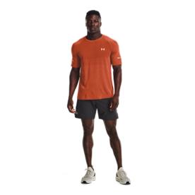 Under Armour Seamless Run Short Sleeve Orange S 