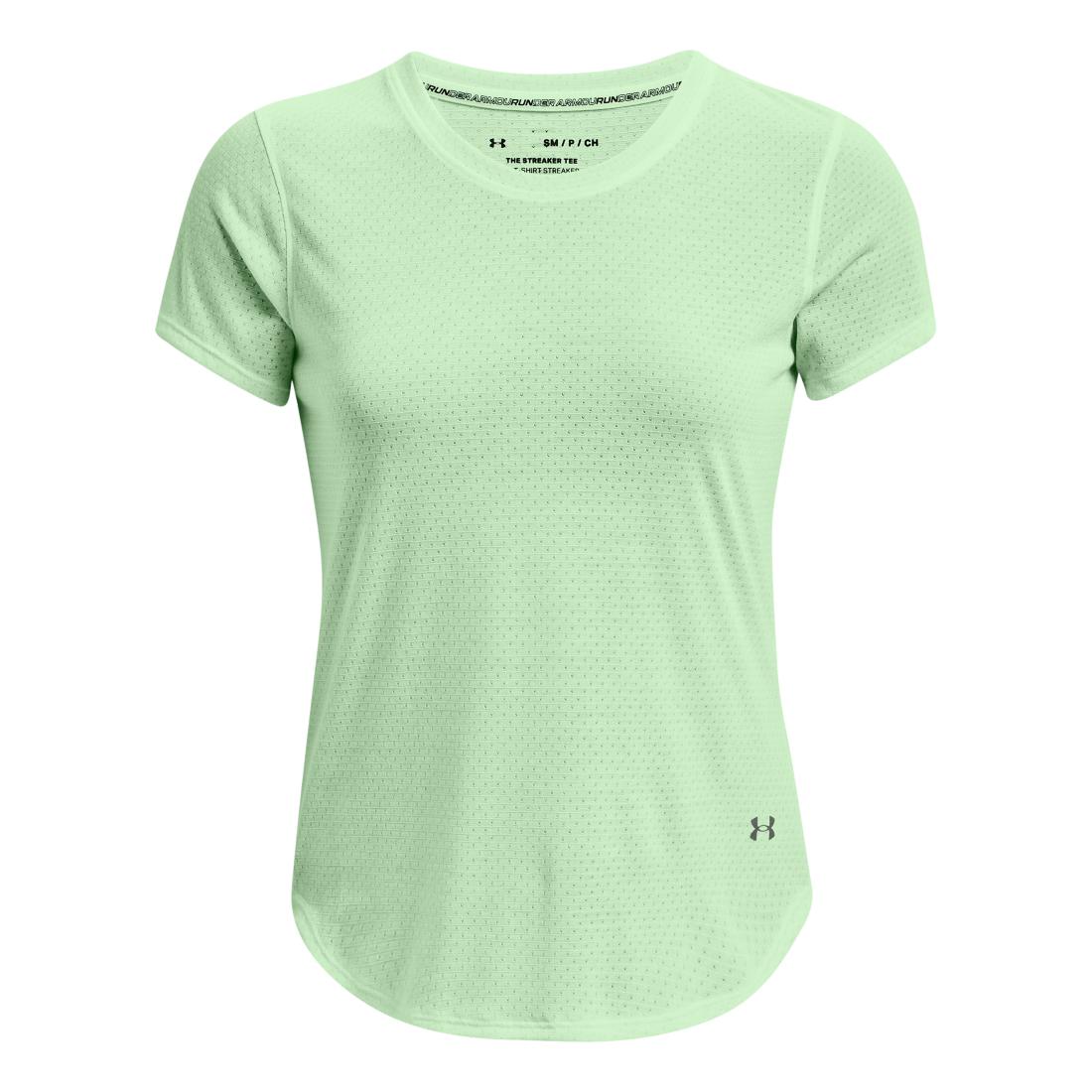 Under Armour Streaker Short Sleeve Vert d'eau S 