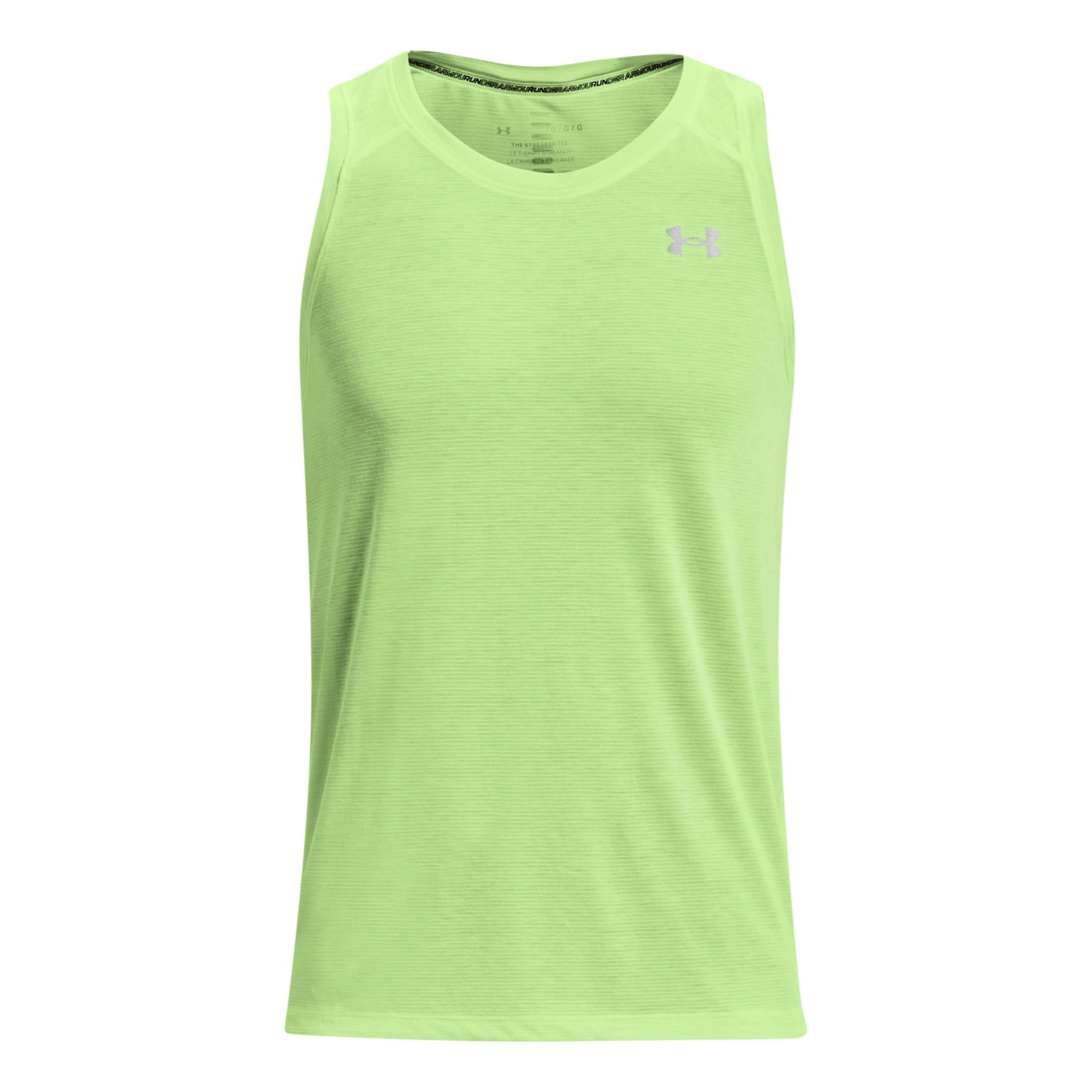 Under Armour Streaker Singlet Vert L 
