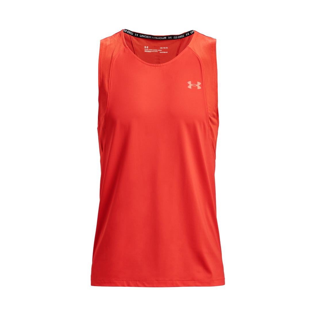 Under Armour Isochill Run 200 Singlet Orange S 