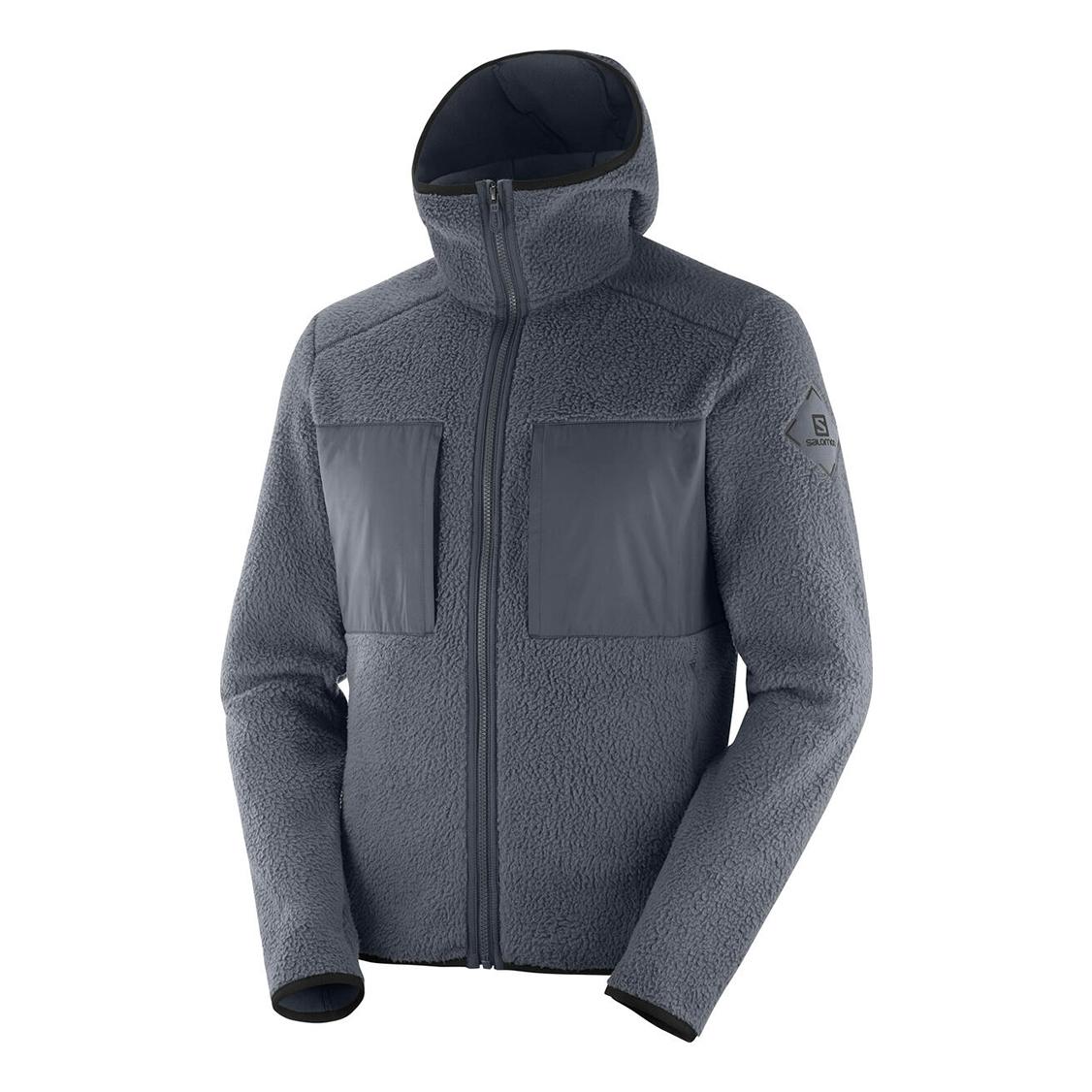 Salomon Snowshelter Teddy Hoodie Gris XL 