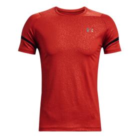 Under Armour Rush 2.0 Emboss Short Sleeves Orange M 