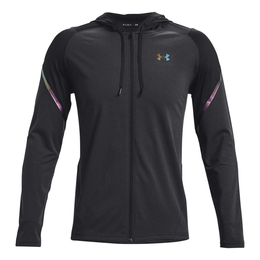 Under Armour Rush Full Zip Hoodie Noir L 