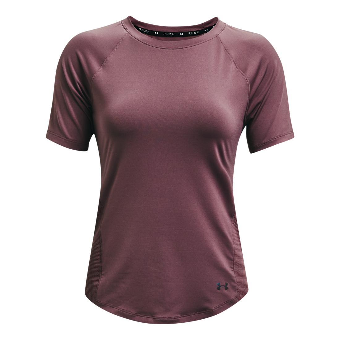 Under Armour Rush Mesh Short Sleeve Mauve L 