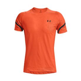 Under Armour Rush 2 0 Emboss Short Sleeve Orange S 