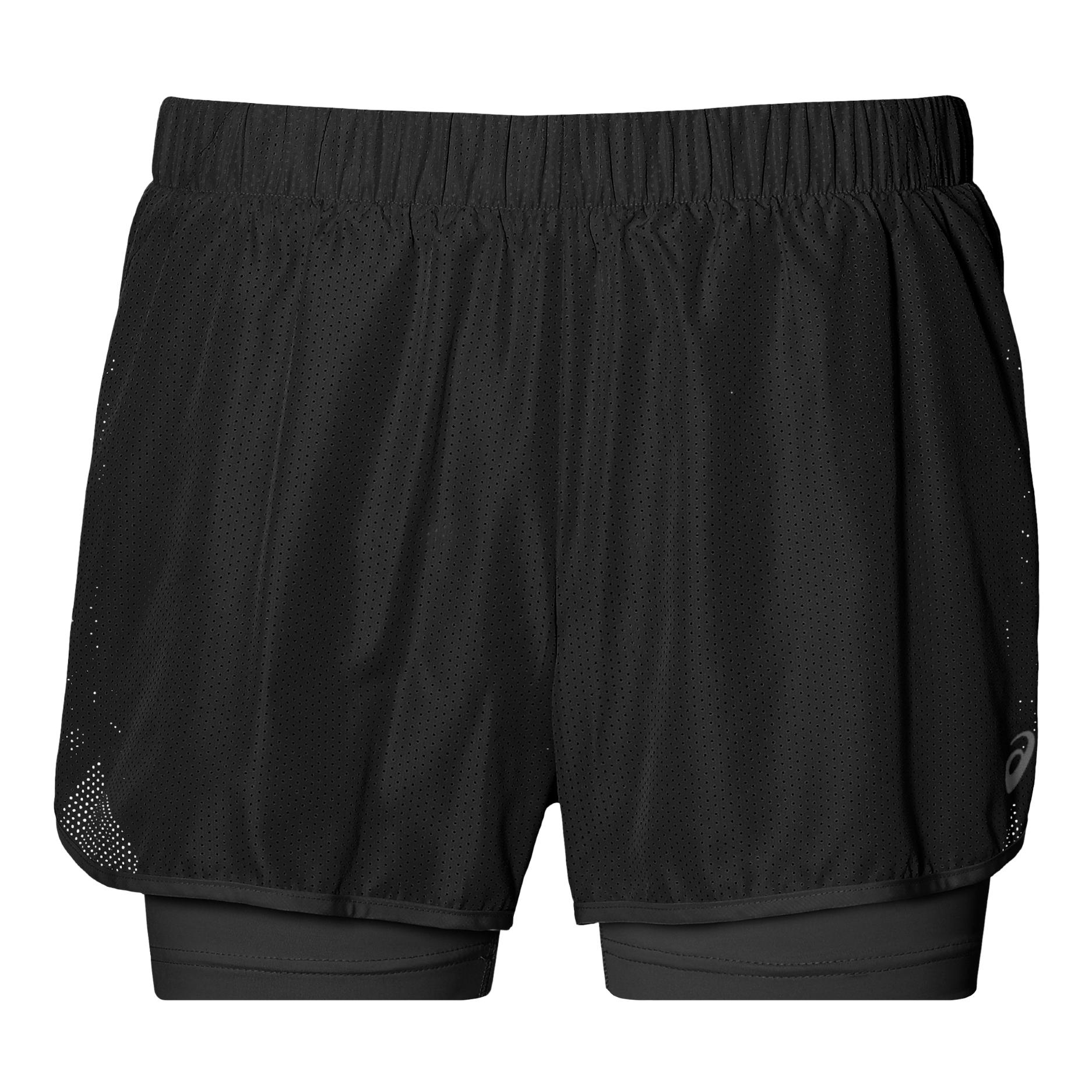 Asics 3.5In Short 2In1 Noir S