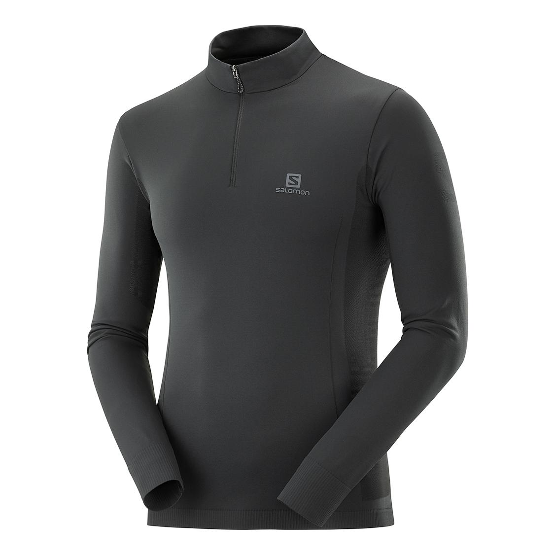 Salomon Explore Seamless Half Zip Noir S 