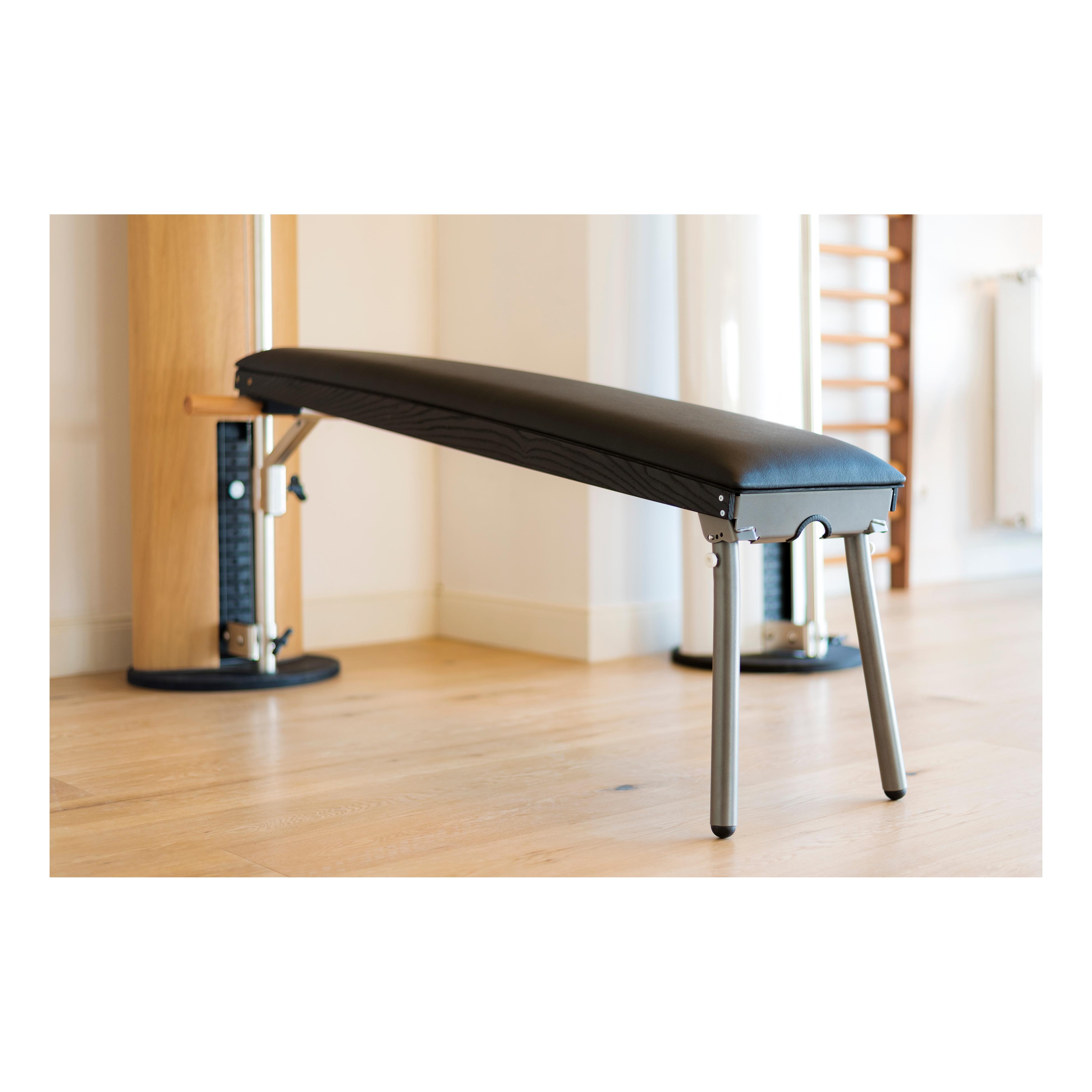 Waterrower Slimbeam Banc avec Pied Cuir Véritable (avec module de fixation) 