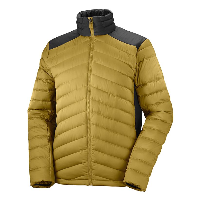 Salomon Essential Xwarm Down Jaune moutarde S 