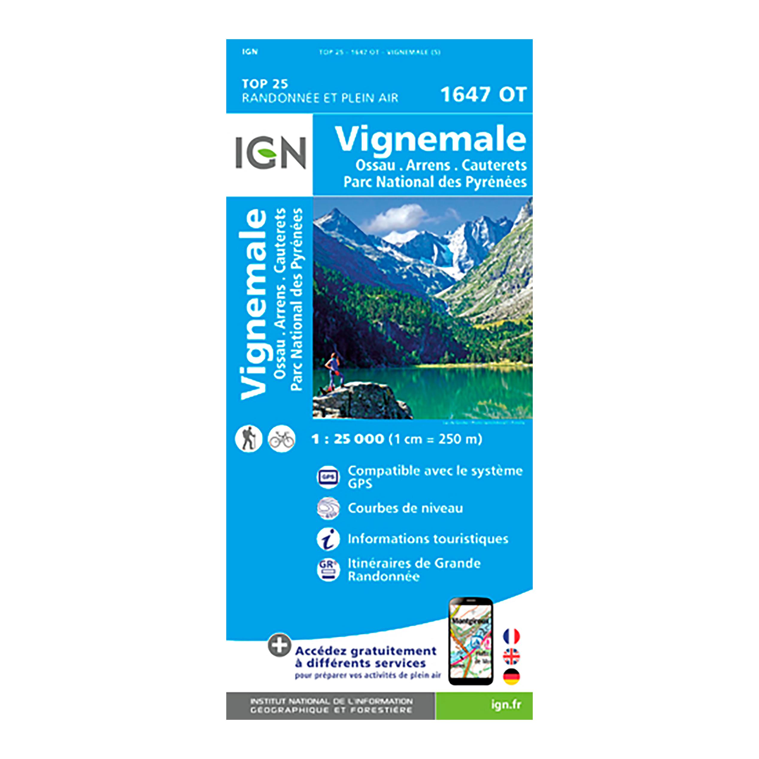 Cap Diffusion Top 25 - Vignemale / Ossau / Arrens / Cauterets / Parc National des Pyrénées Bleu 