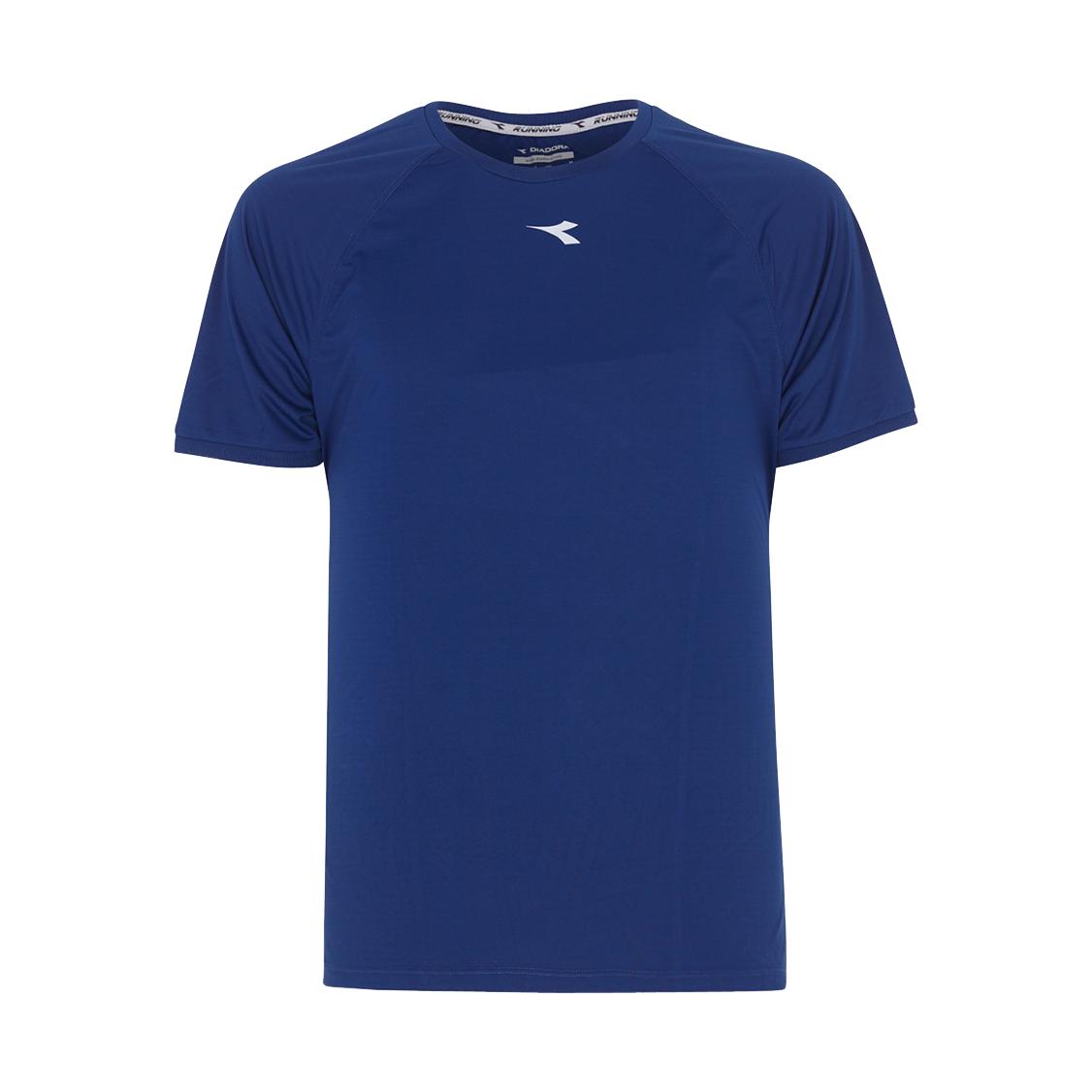 Diadora Sun Lock Short Sleeves T-Shirt Bleu S 