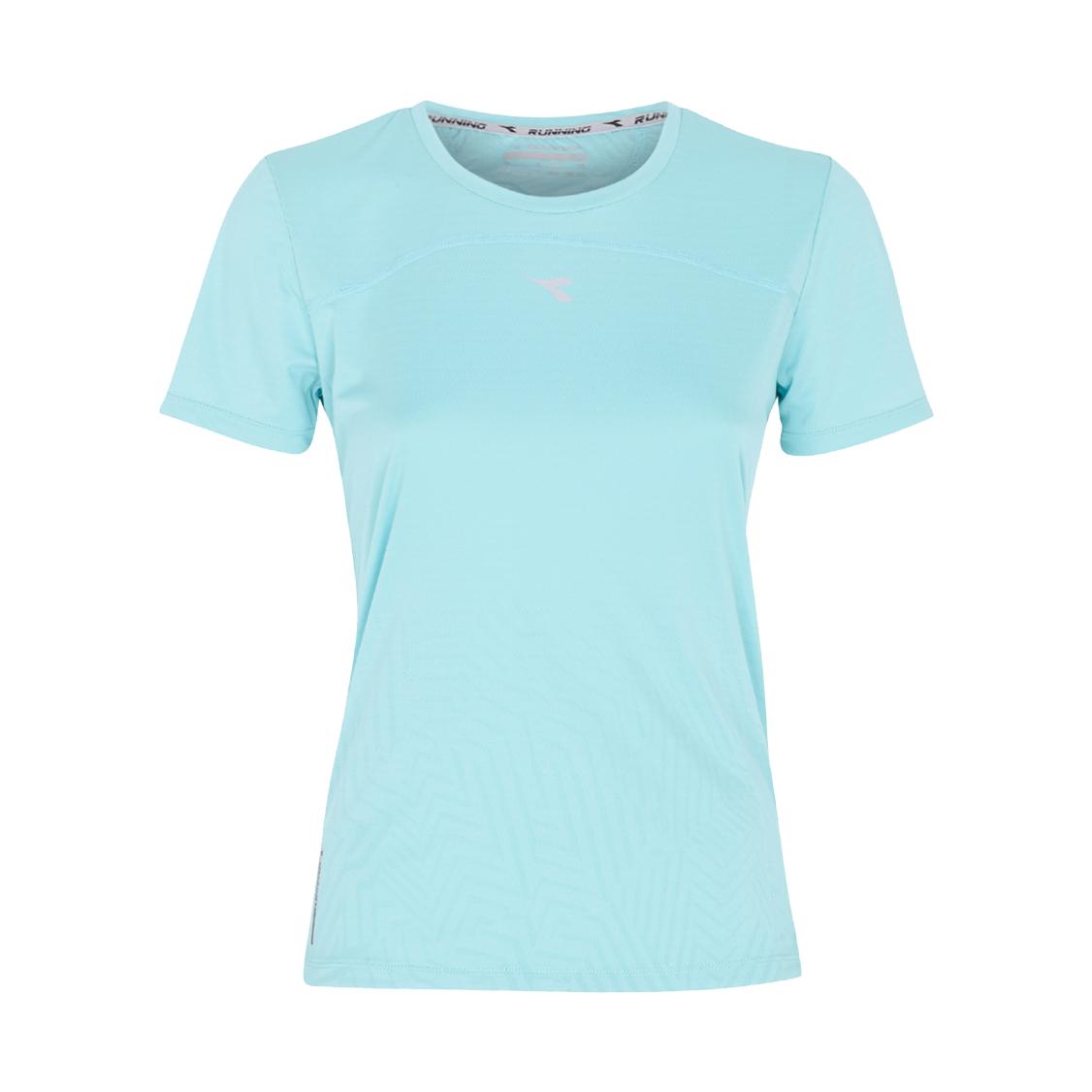 Diadora Sun Lock Short Sleeves T-Shirt Turquoise XS 