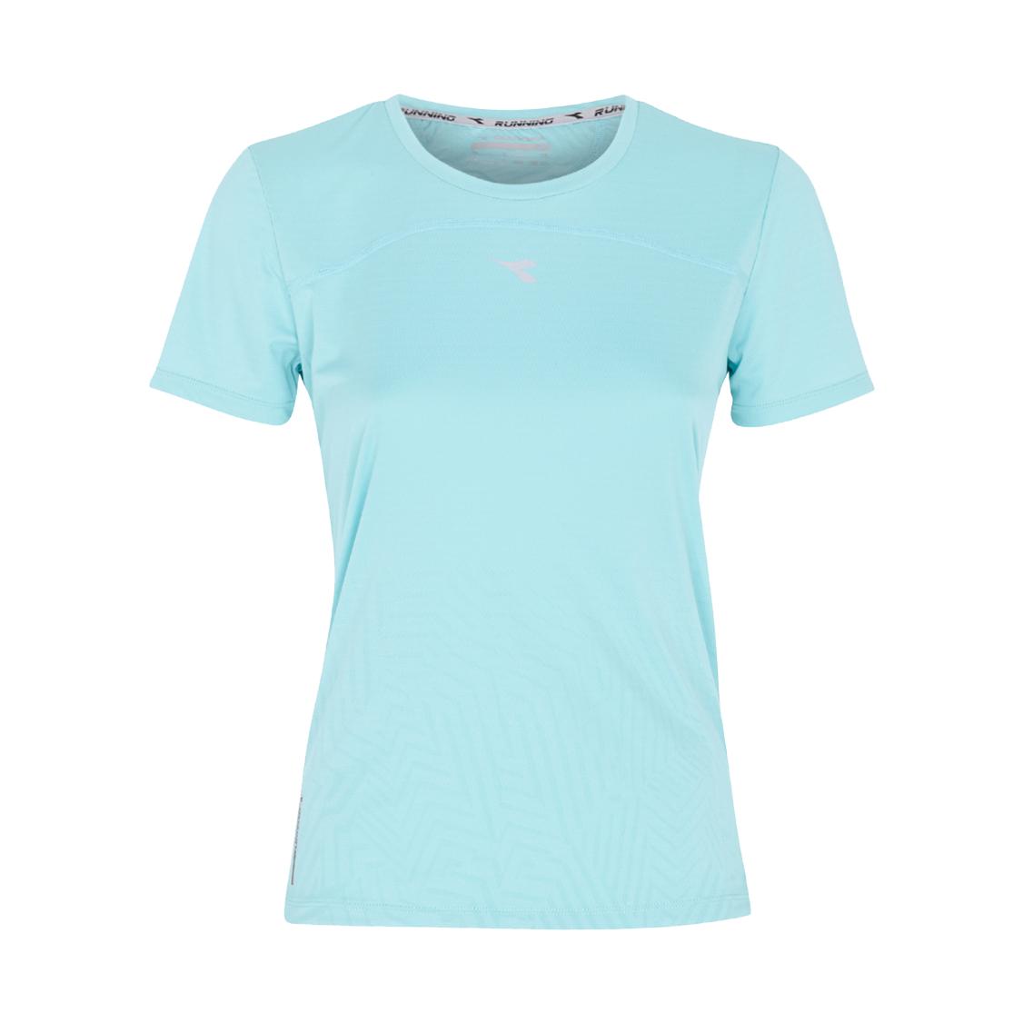 Diadora Sun Lock Short Sleeves T-Shirt Turquoise XS